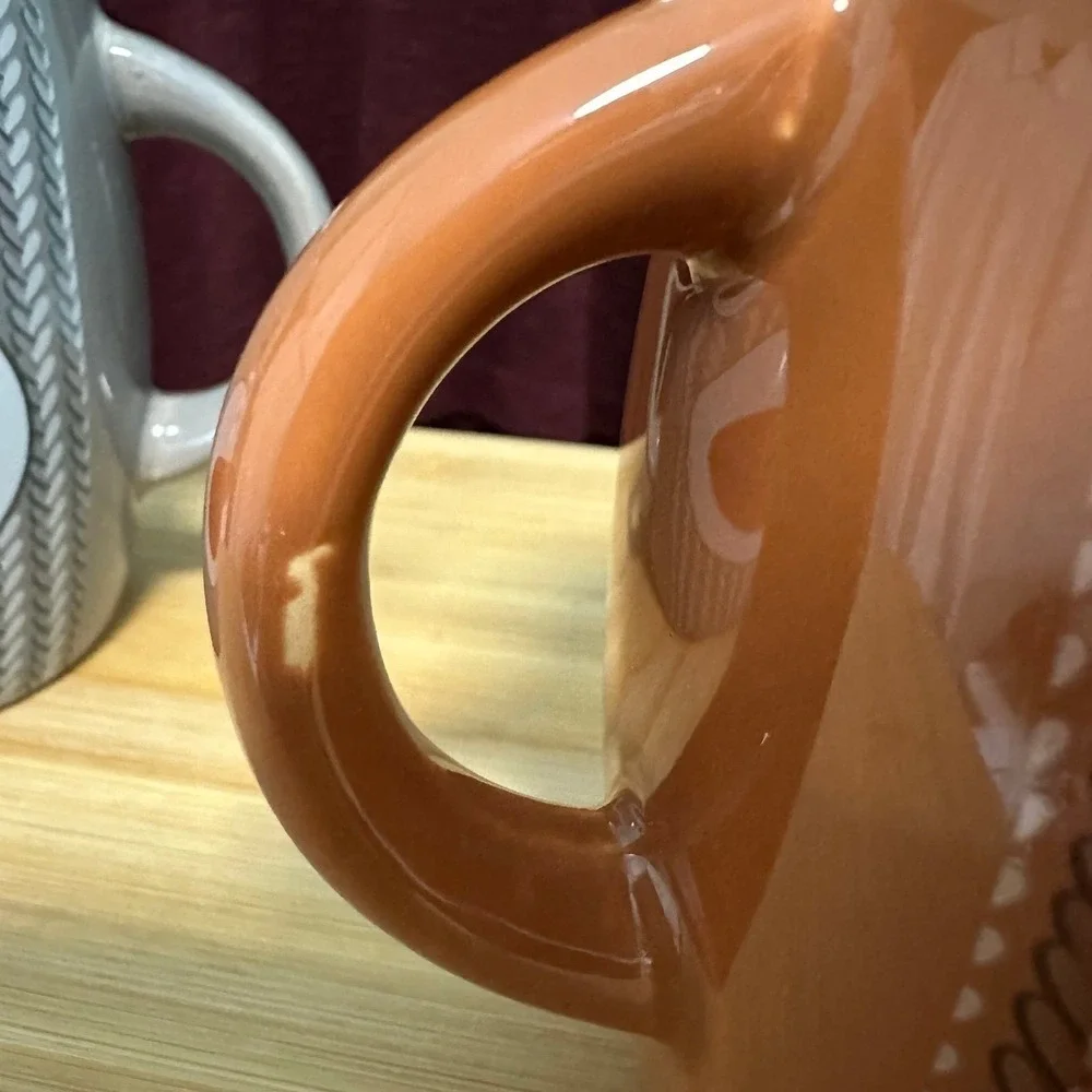 Sock Puppet Two‎ Handle Coffee Mug Brown Galerie